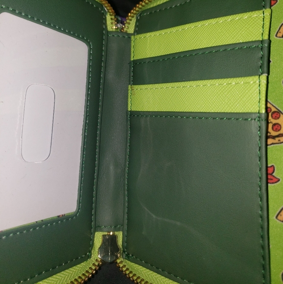 LOUNGEFLY X NICKELODEON TEENAGE MUTANT NINJA TURTLES ZIP AROUND WALLET NWT - Picture 7 of 9